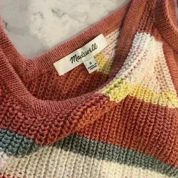 Madewell Knit Tank with Adjustable Straps Size Small - Picture 4 of 5